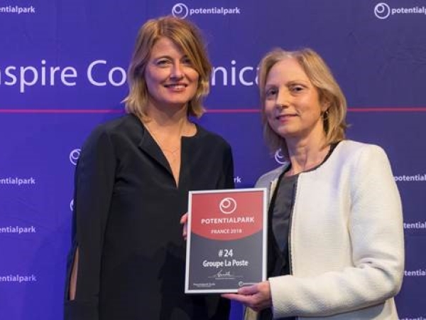 Elisabeth Wicklin CEO du cabinet Potentialpark et Véronique Jau-Poupineau Responsable Département  Marque Employeur du Groupe La Poste